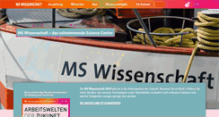 Desktop Screenshot of ms-wissenschaft.de